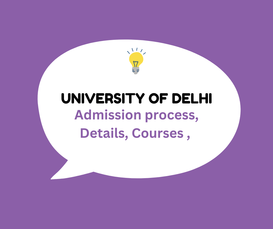 university of Delhi admission process