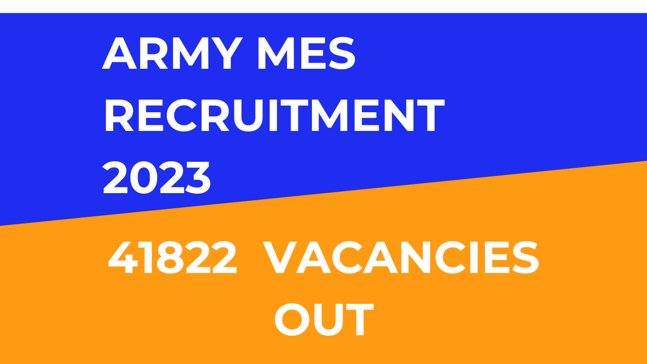 Army mes recruitment 2023